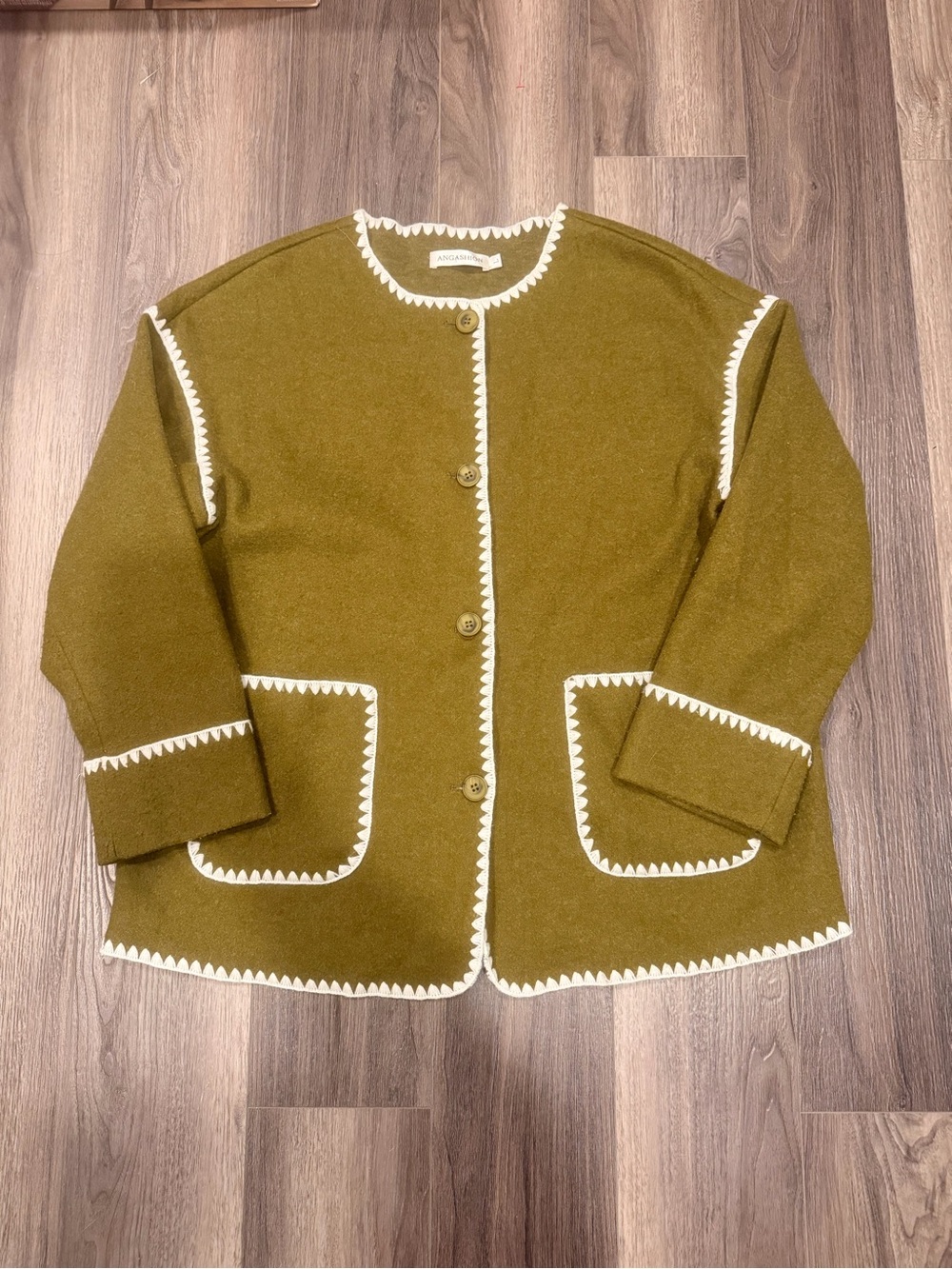 Olive Green Cardigan